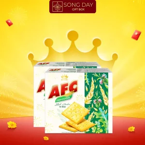 Hộp Bánh Quy Dinh Dưỡng AFC Tết Vị Rau