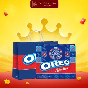 Hộp Bánh Quy OREO Tết 2026 Mix Mini & Socola Pie