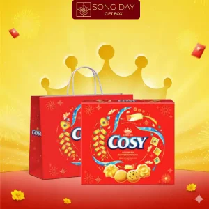hộp bánh kinh đô cosy thập cẩm socola hộp giấy
