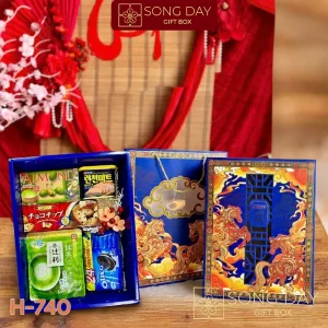 Hộp Quà Tết H740: Giao Thoa Mỹ Vị – Gói Trọn Tình Thân