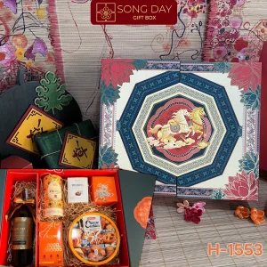 HỘP QUÀ TẾT H1553 – TINH TÚY QUÀ TẶNG THƯỢNG HẠNG