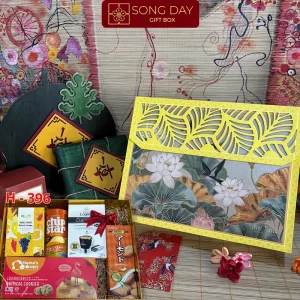 HỘP QUÀ TẾT H396 – GÓI TRỌN TÌNH THÂN