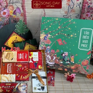 Hộp Quà Tết H420: Kết Nối Yêu Thương – Xuân Sang Trọn Vẹn