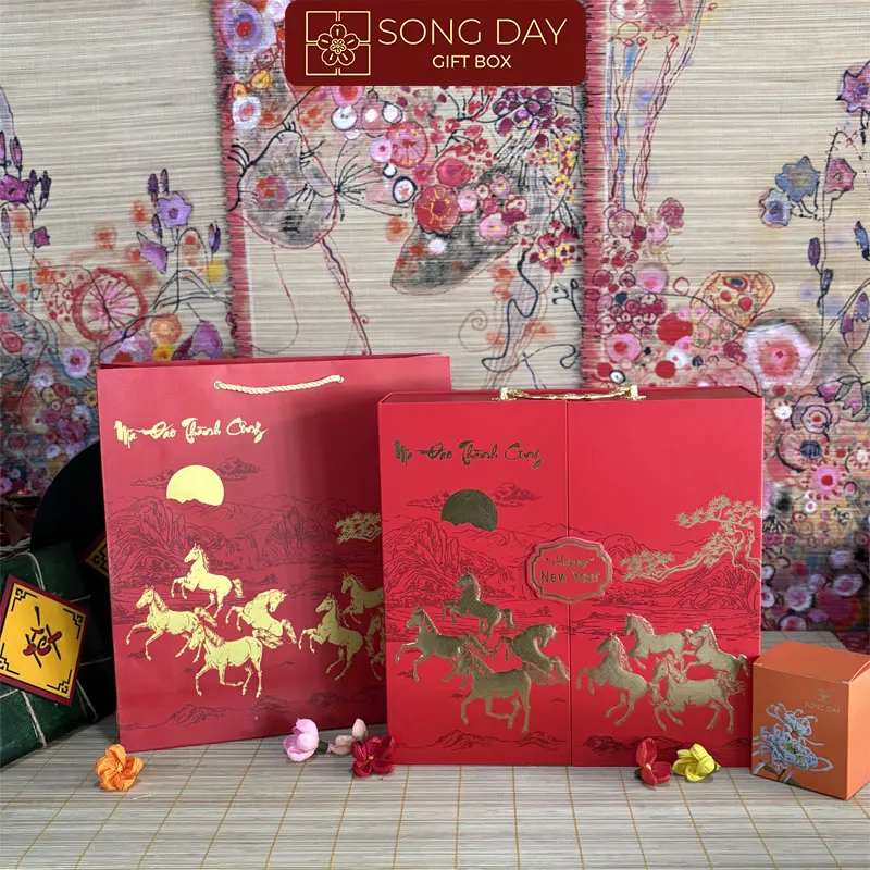 HỘP QUÀ TẾT H1263 – TINH TÚY QUÀ TẶNG THƯỢNG HẠNG