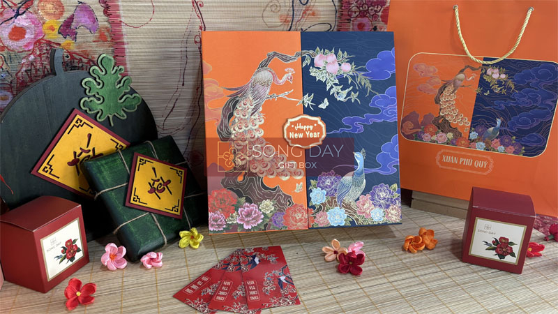 hộp quà tết bình an h-991