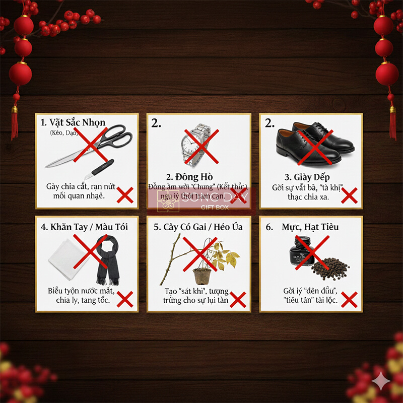 6 loại quà tặng tuyệt đối phải tránh đầu năm