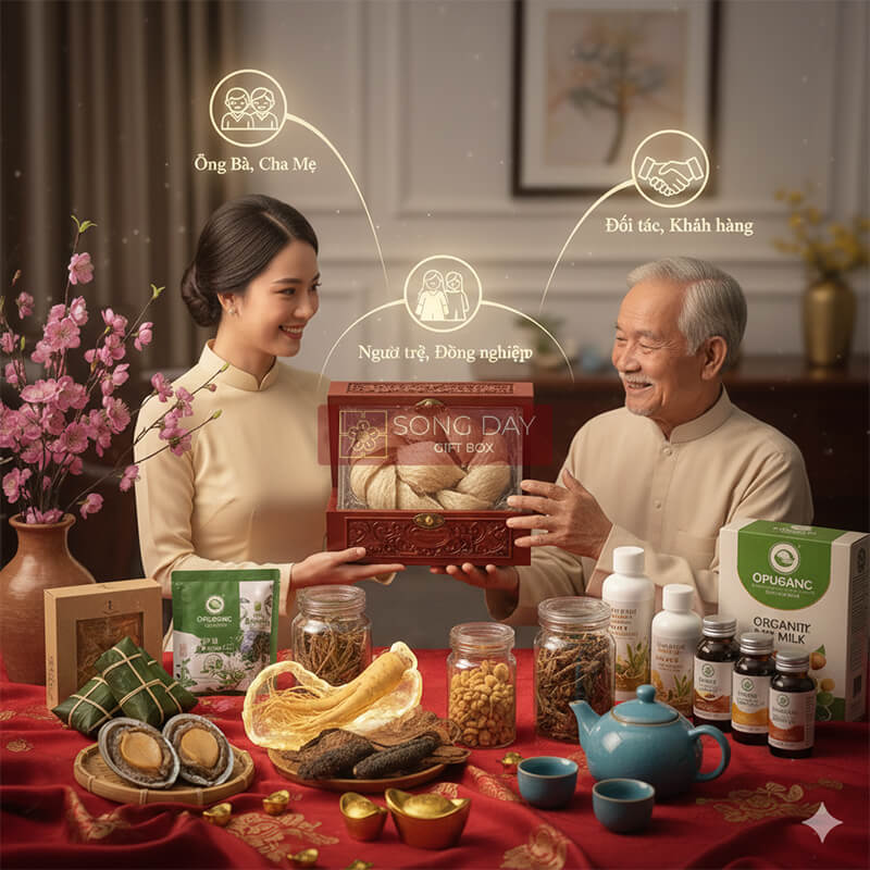 Cách chọn và lưu ý khi tặng quà ngay tết chú trọng sức khỏe