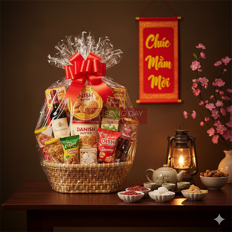 Giỏ Quà Tết Truyền Thống: Hương Vị Của Ký Ức