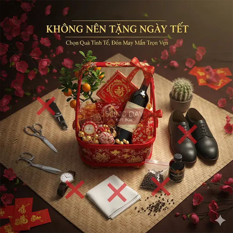 Vật Phẩm Kiêng Kỵ Không Nên Tặng Ngày Tết Nguyên Đán