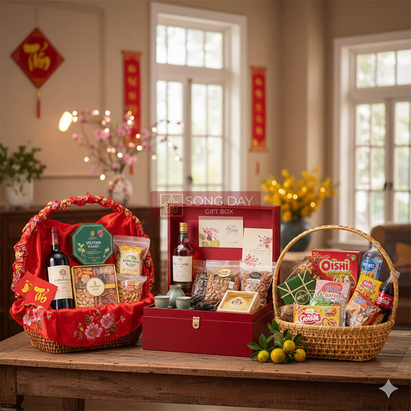 Ý Nghĩa Văn Hóa của Từng Món Trong Giỏ Quà Tết