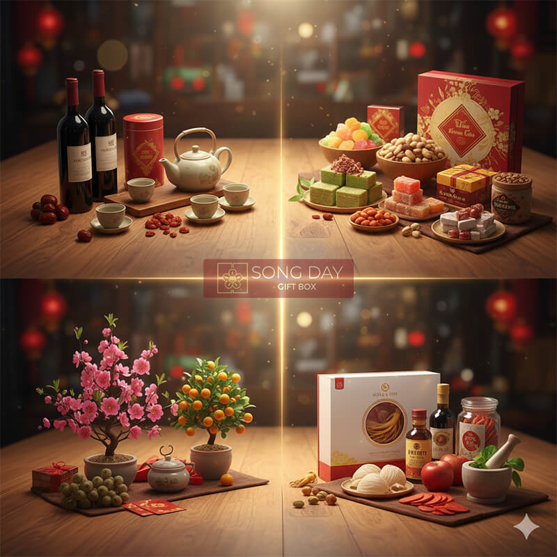 Quà Tết Là Lời Cầu Chúc Thịnh Vượng